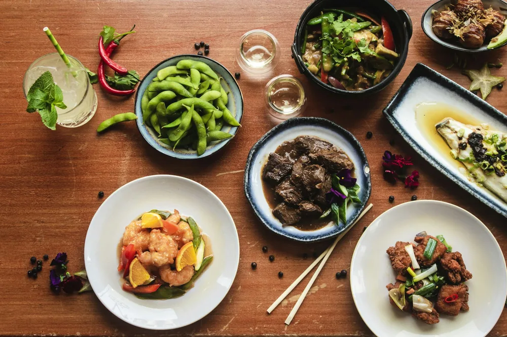 Several different dishes served side by side