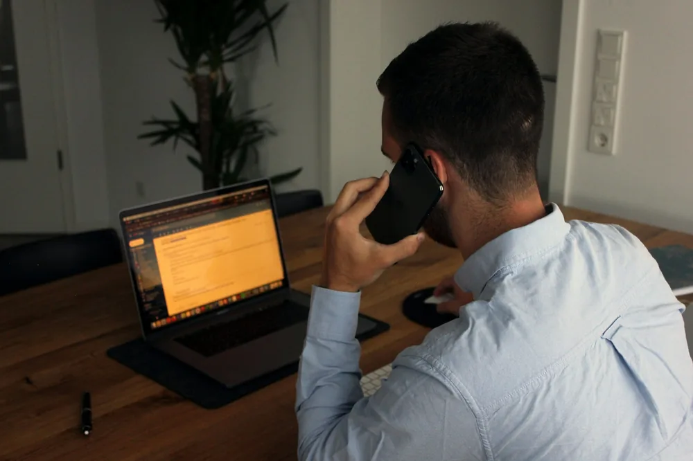 Placing a food order by telephone