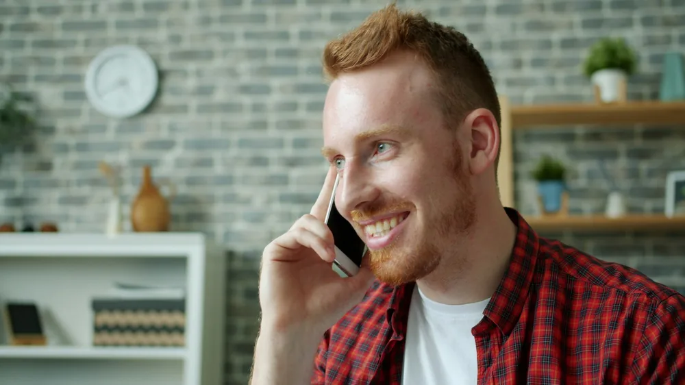 Calling a restaurant from home